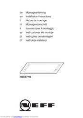 NEFF I99C67N0 Montageanleitung