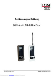 TOM-Audio TG-200 eTour Bedienungsanleitung