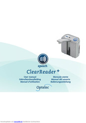 Optelec ClearReader + Bedienungsanleitung