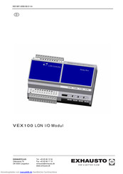 Exhausto VEX100 CCW-HK Originalbetriebsanleitung