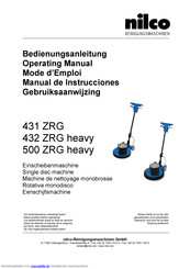 nilco 432 ZRG heavy Bedienungsanleitung
