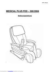 Alpha Techno Medical Plus FED - 500/2004 Bedienungsanleitung