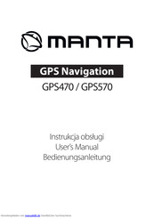 Manta GPS470 Bedienungsanleitung