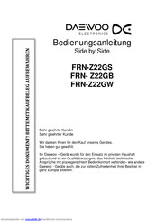 Daewoo FRN-Z22GW Bedienungsanleitung
