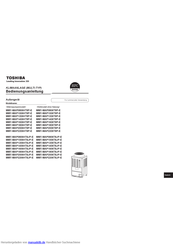Toshiba MMY-MAP1006T8P-E Bedienungsanleitung