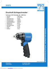 SW-Stahl S3275 Bedienungsanleitung