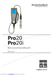 YSI Pro20i Benutzerhandbuch