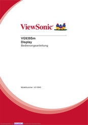 ViewSonic VG939Sm Bedienungsanleitung