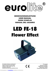 EuroLite LED FE-18 Bedienungsanleitung