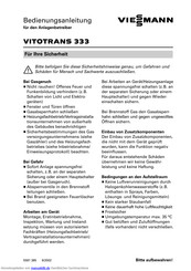 Viessmann Vitotrans 300 Bedienungsanleitung Für Den Anlagenbetreiber