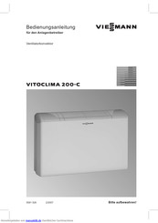 Viessmann VITOCLIMA 200-C Bedienungsanleitung Für Den Anlagenbetreiber