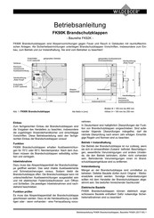 WILDEBOER FK90K Betriebsanleitung