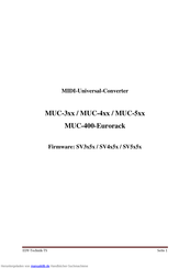 EDV-Technik-TS MUC-400-Eurorack Handbuch