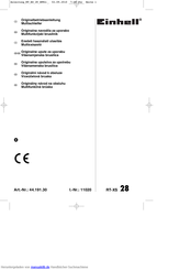 EINHELL RT-XS 28 Originalbetriebsanleitung