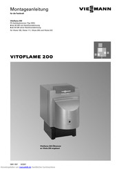 Viessmann Vitoflame 200 Typ VEK II Montageanleitung Für Die Fachkraft