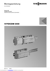 Viessmann Vitocom 300 Typ FE1 Montageanleitung Für Die Fachkraft