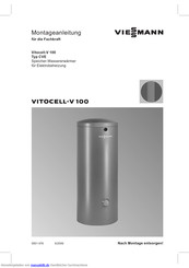 Viessmann Vitocell-V 100 Typ CVE Montageanleitung Für Die Fachkraft
