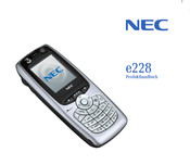 NEC e228 Produkthandbuch