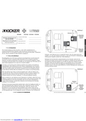 Kicker CompVX TCVX10 Handbuch