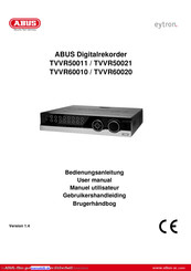 ABUS Security-Center TVVR50011 Bedienungsanleitung