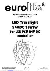 EuroLite Trusslight 24VDC 18x1W Bedienungsanleitung