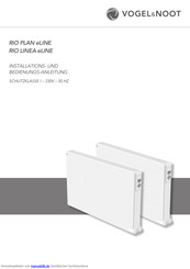 Vogel & Noot RIO LINEA eLINE Installations- Und Bedienungs-Anleitung