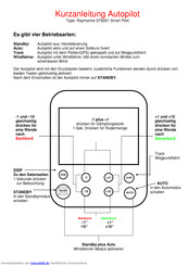 Raymarine ST6001  Smart Pilot Kurzanleitung