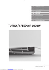 LVI TURBO/SPEED AIR Bedienungsanleitung
