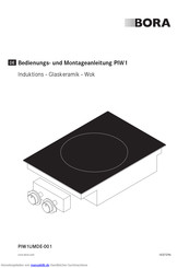 bora PIW1 Bedienungs- Und Montageanleitung