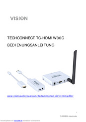 Vision TECHCONNECT TC-HDMIW30C Bedienungsanleitung