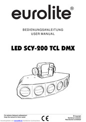 EuroLite LED SCY-200 TCL DMX Bedienungsanleitung