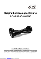 Denver DBO-8000 MK3 Bedienungsanleitung