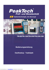 PeakTech TK-60 Bedienungsanleitung