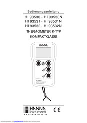 Hanna Instruments HI 93532 Bedienungsanleitung