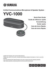 Yamaha YVC-1000 Kurzanleitung