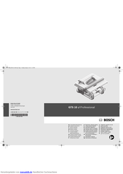 Bosch GTS 10 J Professional Originalbetriebsanleitung