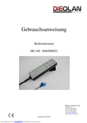 DIEOLAN HC140-B40500653 Gebrauchsanweisung