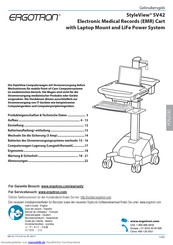Ergotron StyleView SV42 Cart Benutzerhandbuch
