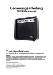 Soundking AK20G Bedienungsanleitung