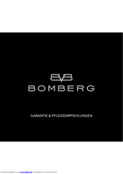 Bomberg BB-01 Garantie & Pflegeempfehlungen