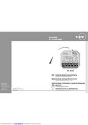 elero Revio-868 P Original Bedienungsanleitung