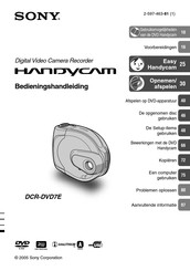 Sony HANDYCAM DCR-DVD7E Bedienungsanleitung