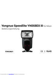 Yongnuo Speedlite YN568EX III Bedienungsanleitung