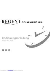Regent RC388 Bedienungsanleitung