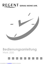 Regent JS00 Bedienungsanleitung
