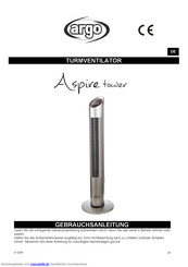 Argo Aspire tower Gebrauchsanleitung