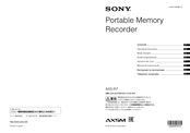 Sony AXS-R7 Bedienungsanleitung