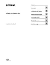 Siemens RUGGEDCOM M2200 Installationshandbuch