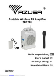 Azusa SH222U Bedienungsanleitung