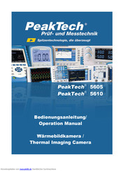 PeakTech 5610 Bedienungsanleitung
